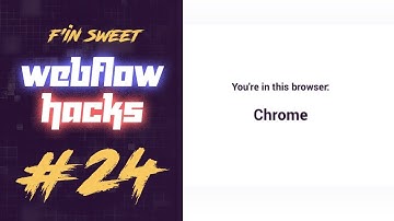 #24 - Detect the user