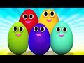 huevos dedo familia | niños poema | Eggs Finger Family | Cartoon Town Español | Canciones Infantiles