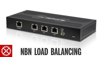 Combining 2 Fibre To The Node Connections using Load Balancing Ubiquiti EdgeRouter Lite NBN Internet