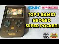 Top 5 Games On The NeoGeo Super Pocket!