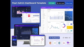 Bootstrap Admin Dashboard Template WebApp – Pearl