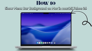 How to Show Menu Bar Background on Mac in macOS Tahoe 26