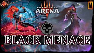 BLACK AGGRO MENACE | MTG Arena Mono Black Widow Aggro MYTHIC WINS Marvel Standard Deck