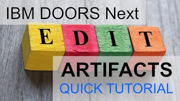 IBM DOORS Next Generation Tutorial: How to edit artifacts