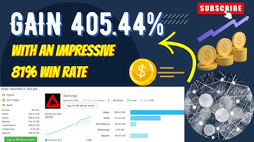 Dark Algo EA v2.0 – Gain +405.44% 📈 Profit $516 | EURUSD Scalping Expert Advisor