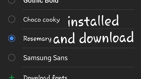 install rosemary font for samsung a10s, a20s, a21s, a30s, a31, a50, a51
