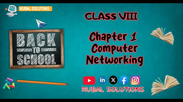 Class 8th Chapter 1 Computer Networking || Touchpad Plus Ver 2.0 Book || CBSE Class 8 Students