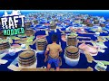 MODDED RAFT IS GLORIOUS! Raft Modded Episode 1