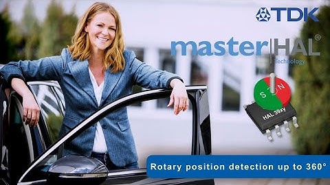 HAL 39xy - Stray-field robust rotary position detection up to 360°