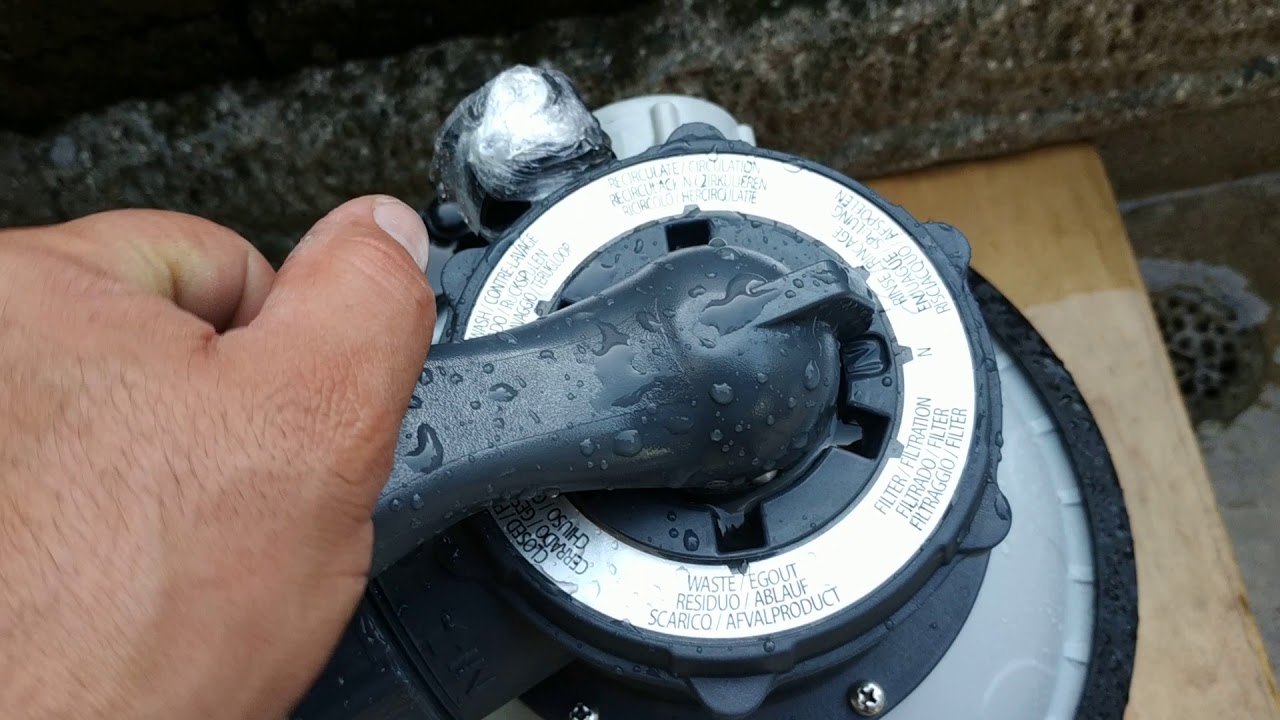 Retrolavaggio pompa a sabbia. Terza parte