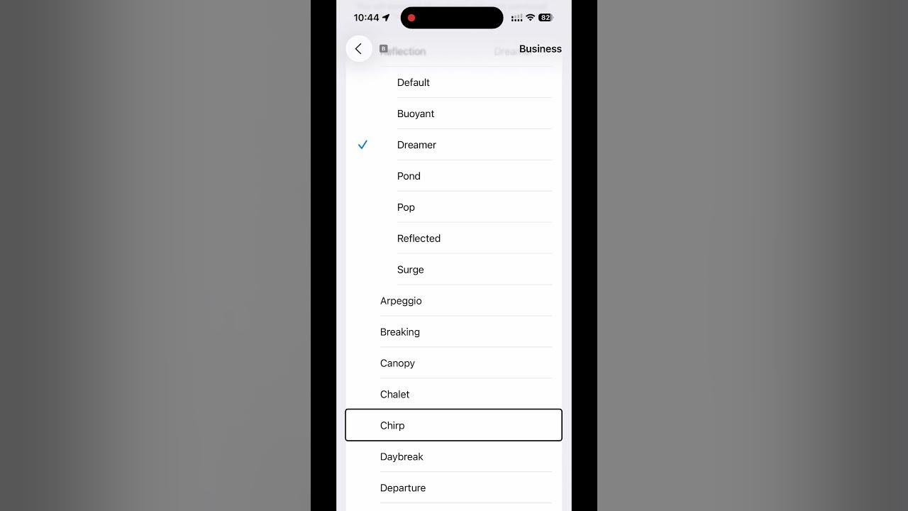 Reflection Dreamer, iOS 26 new iPhone ringtone #apple