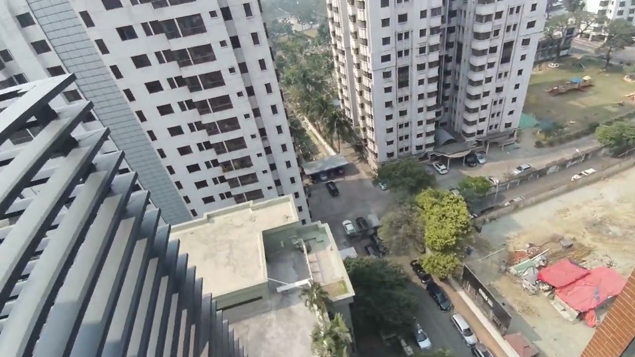 নতুন কাজ।গুলশান লেক পার্ক  এর পাশে। 💖 সুন্দর পরিবেশ, ১৩ তালা ছাদের উপর থেকে দৃশ্য। 