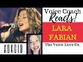Voice Coach Reacts | Lara Fabian | Adagio | Christi Bovee