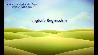 Excel tricks -  Predicting 0-1 Outcome with Logistic Regression