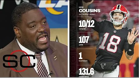 Damien Woody reacts to Kirk Cousins’ 3 TDs as Falcons stun Bucs, boosting Panthers atop NFC South