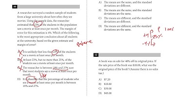 SAT Test 10, Section 4, 10-12