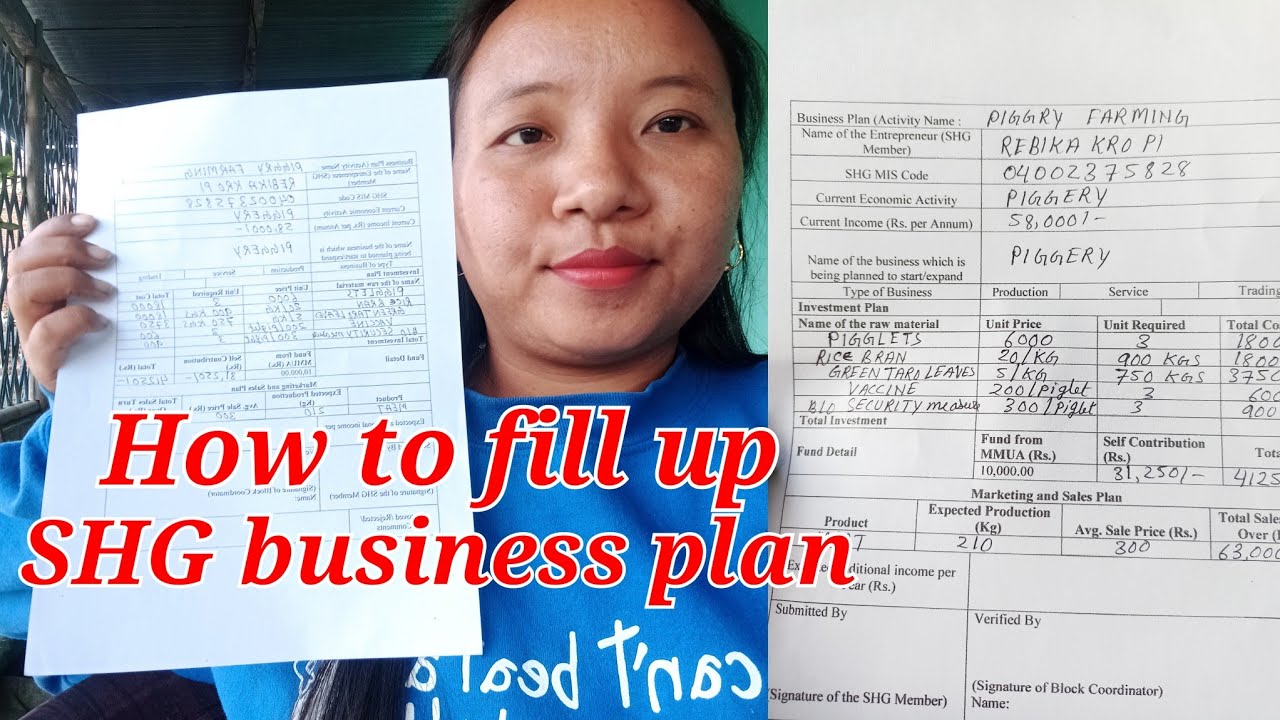 Business Plan Koson Si Ketok Jima Chethan Nang SHG Business Plan Form Business Plan Koson Si Ketok Jima Chethan Nang SHG Business Plan Form