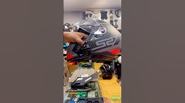 Bluearmor C30 installation on LS2 Vector #c30bluearmor #intercom #rider #shorts #reels