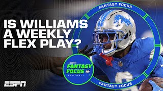 Is Jameson Williams the Ultimate Fantasy Darling? | Fantasy Focus 🏈