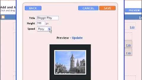 Adding a Google Gadget to your blog
