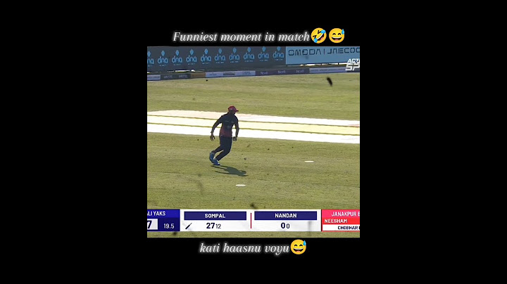 Funniest moment in today match NPL Janakpur bolts vs KARNALI yaks #nplfinals #winnerleague