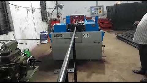 Tie rod thread rolling machine