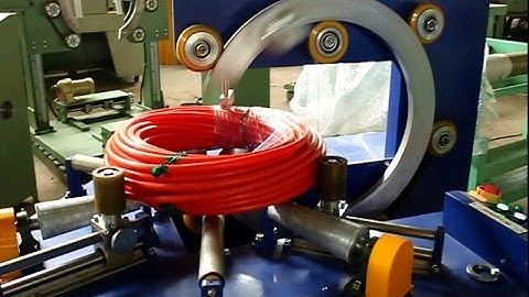 Hose coil and pipe coil packing machine&stretch wrapping machine