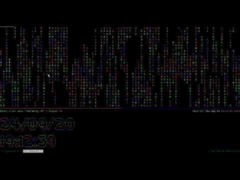 Cmatrix, yes but cmatrix | lolcat is soooooooo better on Linux
