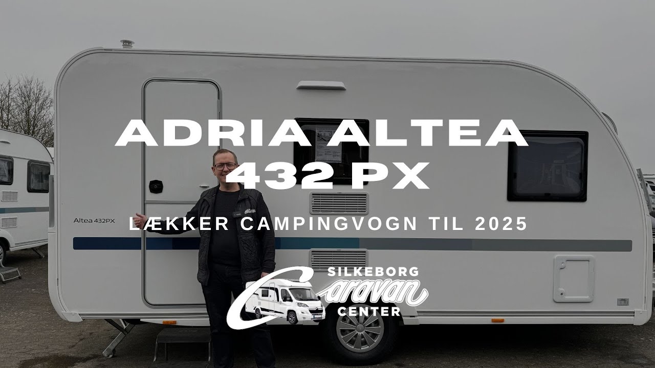 Adria Altea 432 PX – kompakt rejsevogn med stor komfort