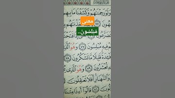 سورة المؤمنون..الآية رقم ("77")