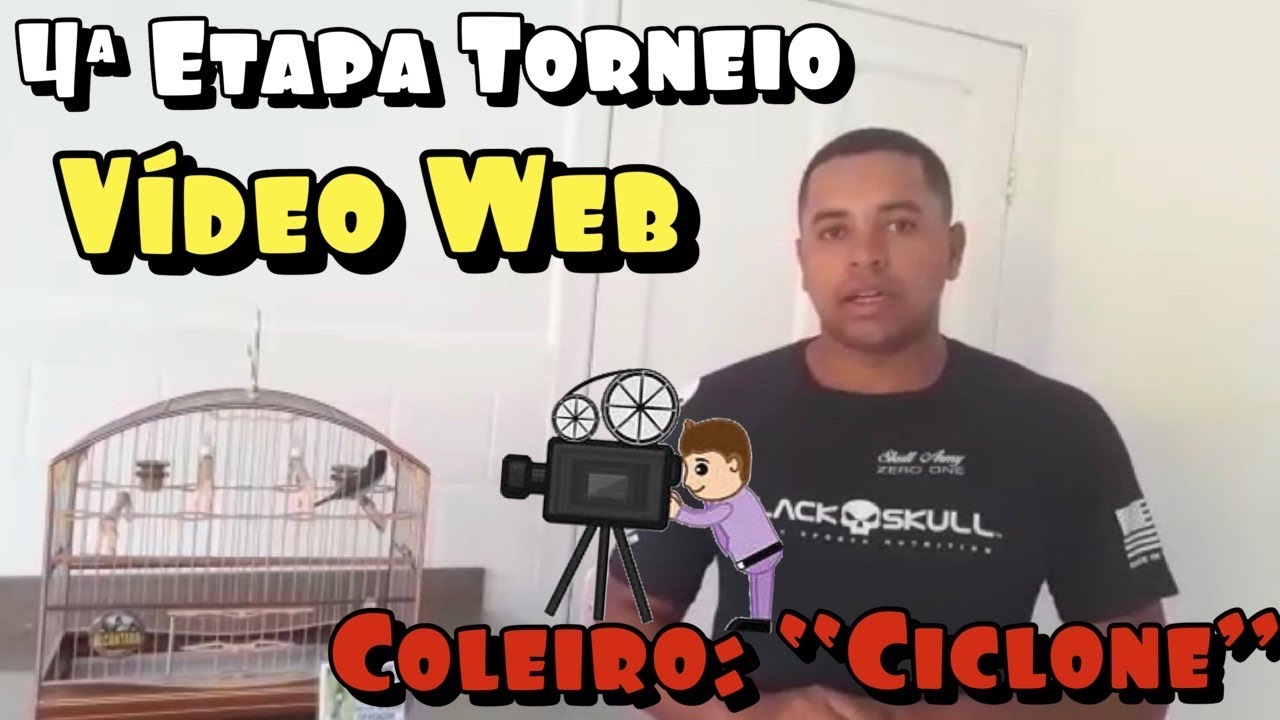 4ª ETAPA TORNEIO VÍDEO WEB COLEIRO ON-LINE “CICLONE"