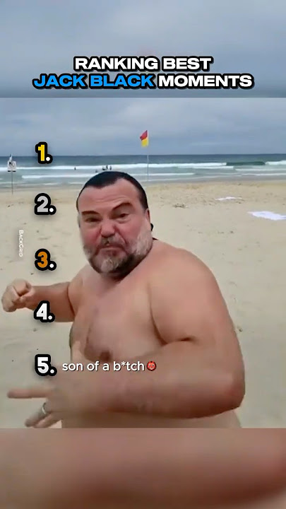 Ranking Top 5 JACK BLACK Moments 😂 #shorts #funny