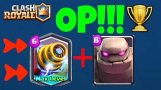 Clash Royale - OP SPARKY DECK | GOLEM + SPARKY OP!!!! | BEST CARD DECK EVER 3 STAR| LEGENDARY UPDATE