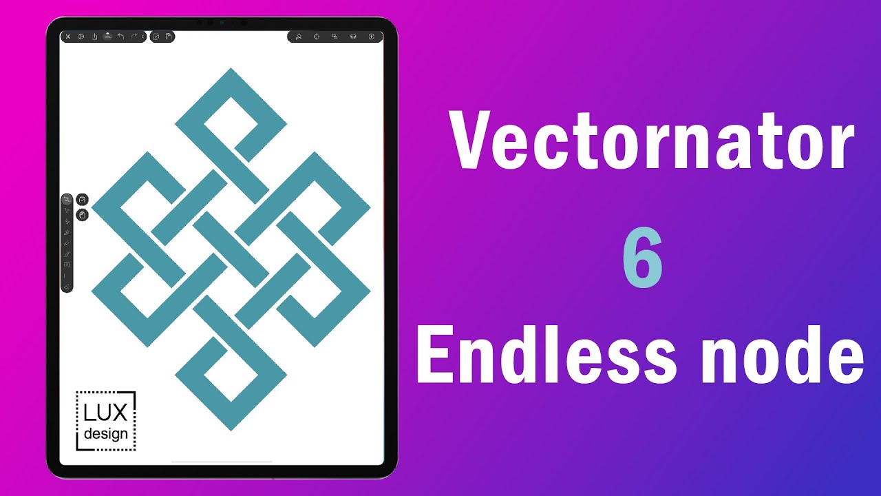 Vectornator Tutorial. 6. Endless node - YouTube