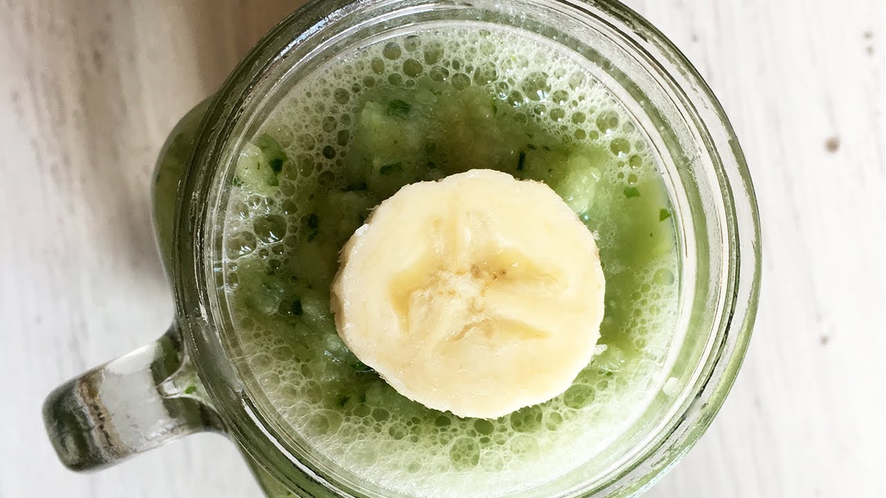 Banana apple and veggie smoothie recipe YouTube