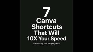 7 Canva Shortcuts That Will 10X Your Speed ⚡ #CanvaTips #DesignHacks #godservdesigns