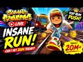 INSANE RUN LIVE 😱 | Can I Hit 20M Today? #live #shorts