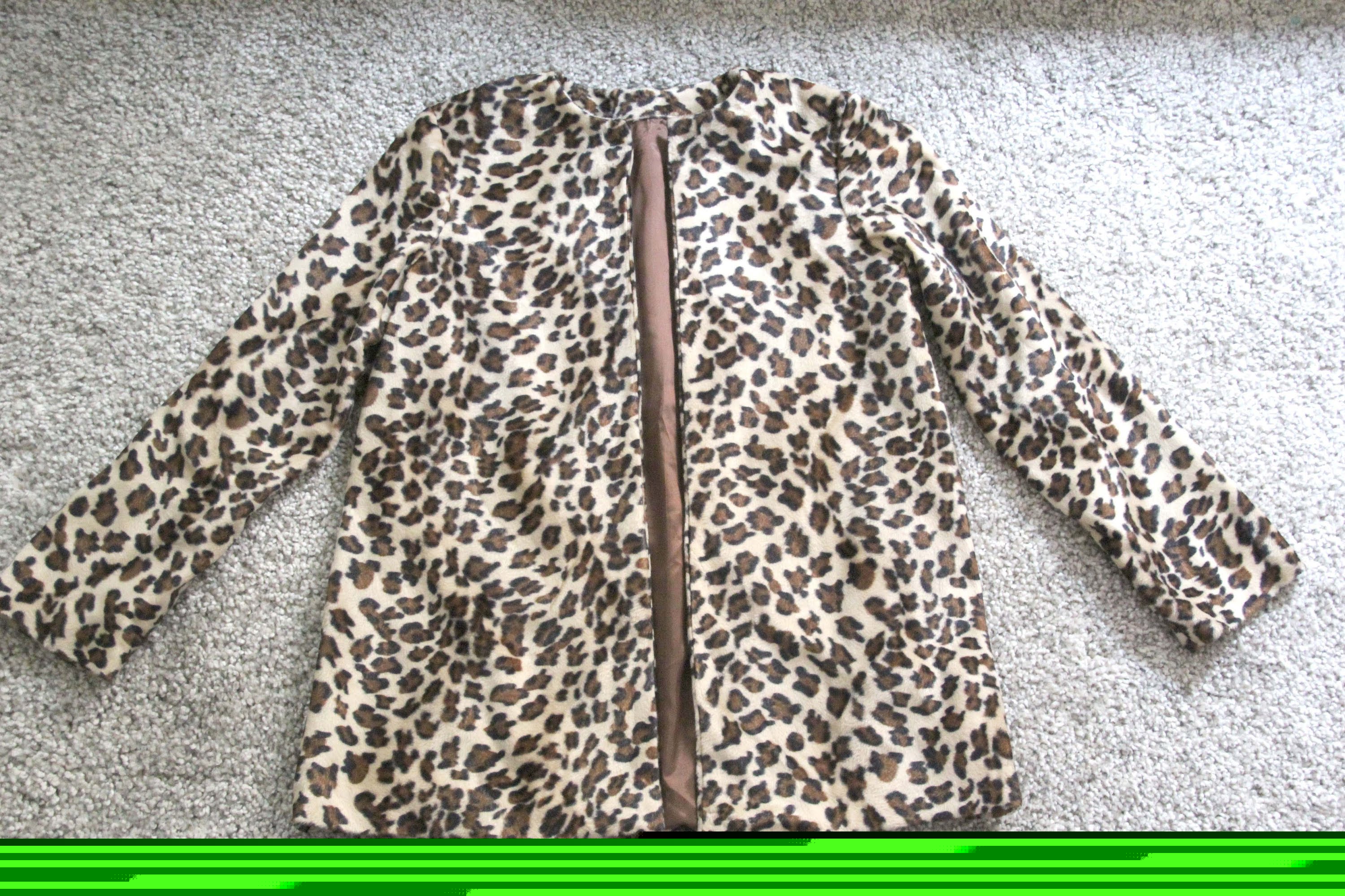 DIY de costura avanzada: Abrigo de pelo con forro (patron gratis incluido)