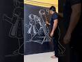 How to draw mother daughter drawing using number 4 😍 #art #drawing #shorts