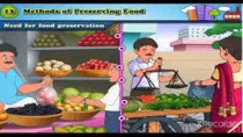 Std :5.Sub:E.V.S 1.Ls. no.13. Methods of  Preserving Food