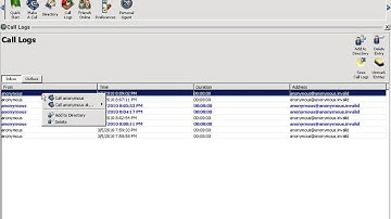 Tutorial - Nortel PC Client - Accessing Call Logs