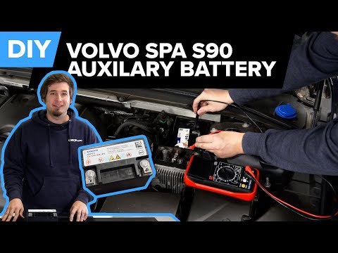 Volvo Auxiliary Battery Diagnosis & Replacement DIY (Volvo SPA S90, S80, V60, XC90 & More)