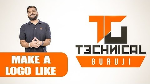 How to make logo like Technical Guruji on Android.(Urdu/Hindi).