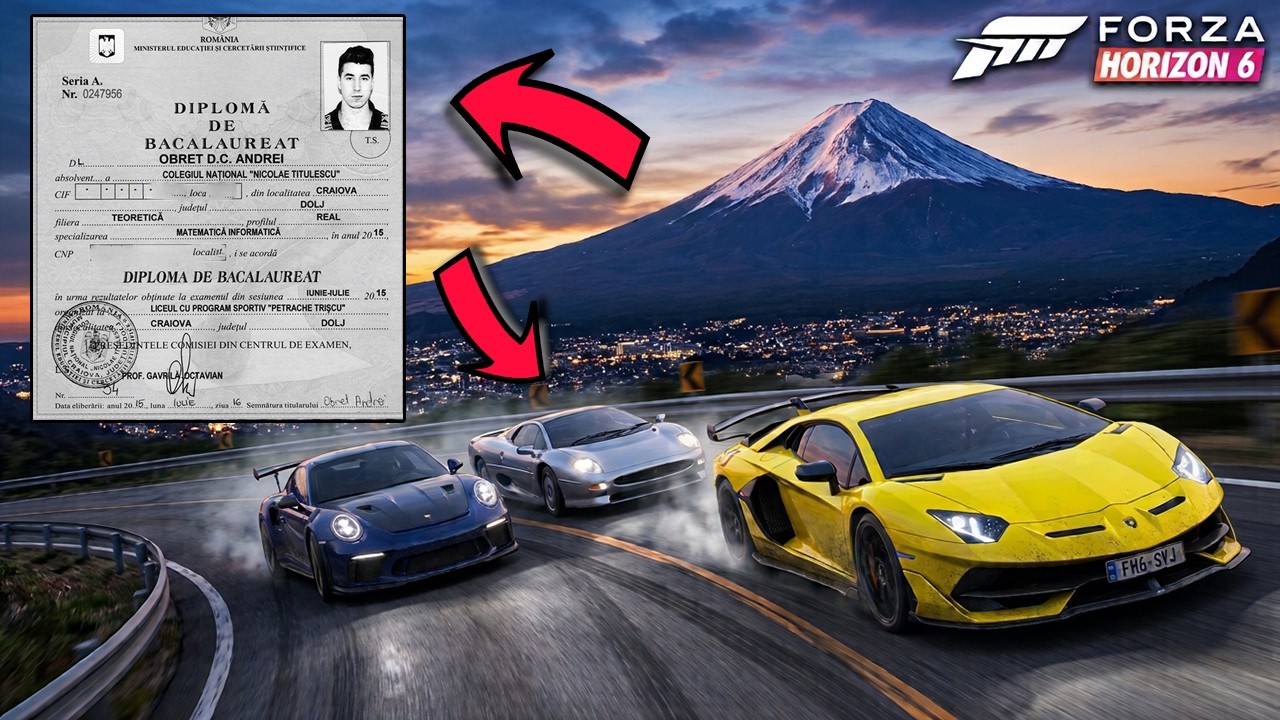 Buget = Nota din BAC de la Limba si Literatura ROMANA pe FORZA HORIZON 6