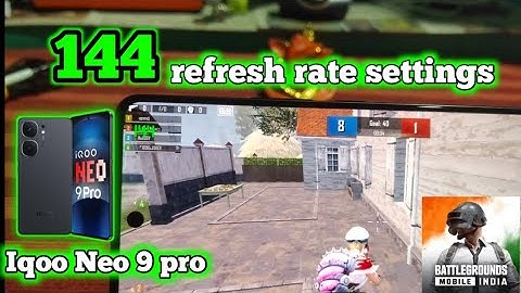 144 refresh rate in Iqoo Neo 9 pro #iqooneo9pro #viral #trending #short #gaming