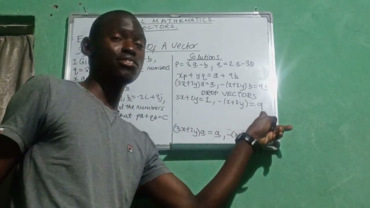 Example 1:Scalar multiple of a vector.