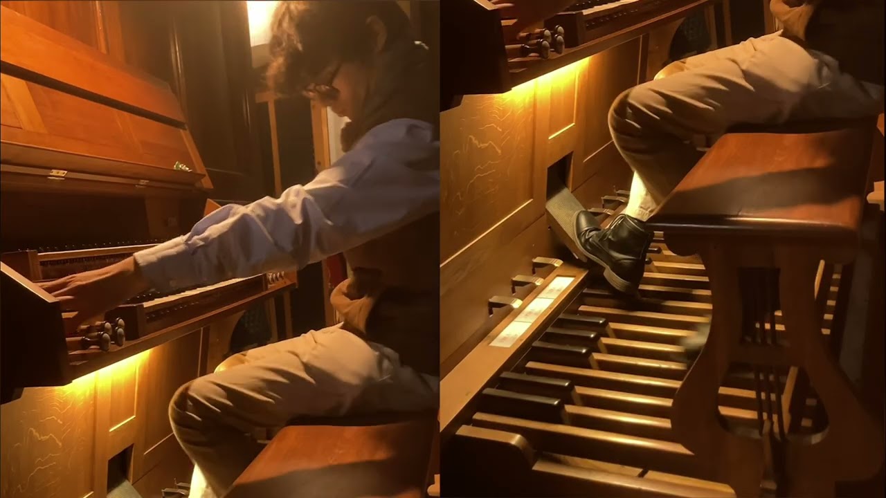 Duo d’improvisation, Orgue (Noa Rodrigues) X Piano (Ren Okumura) à Grenoble, en France 09/11/2025.