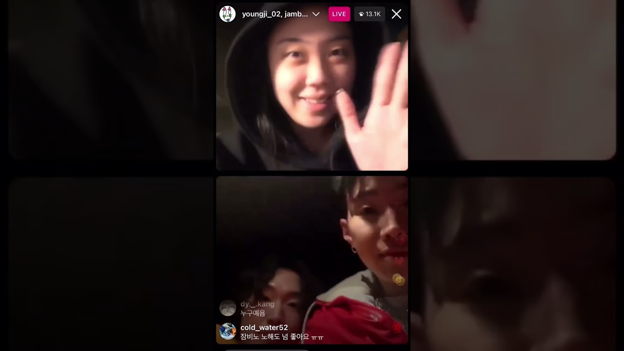 Jay park getting exposed in youngi insta live ! 