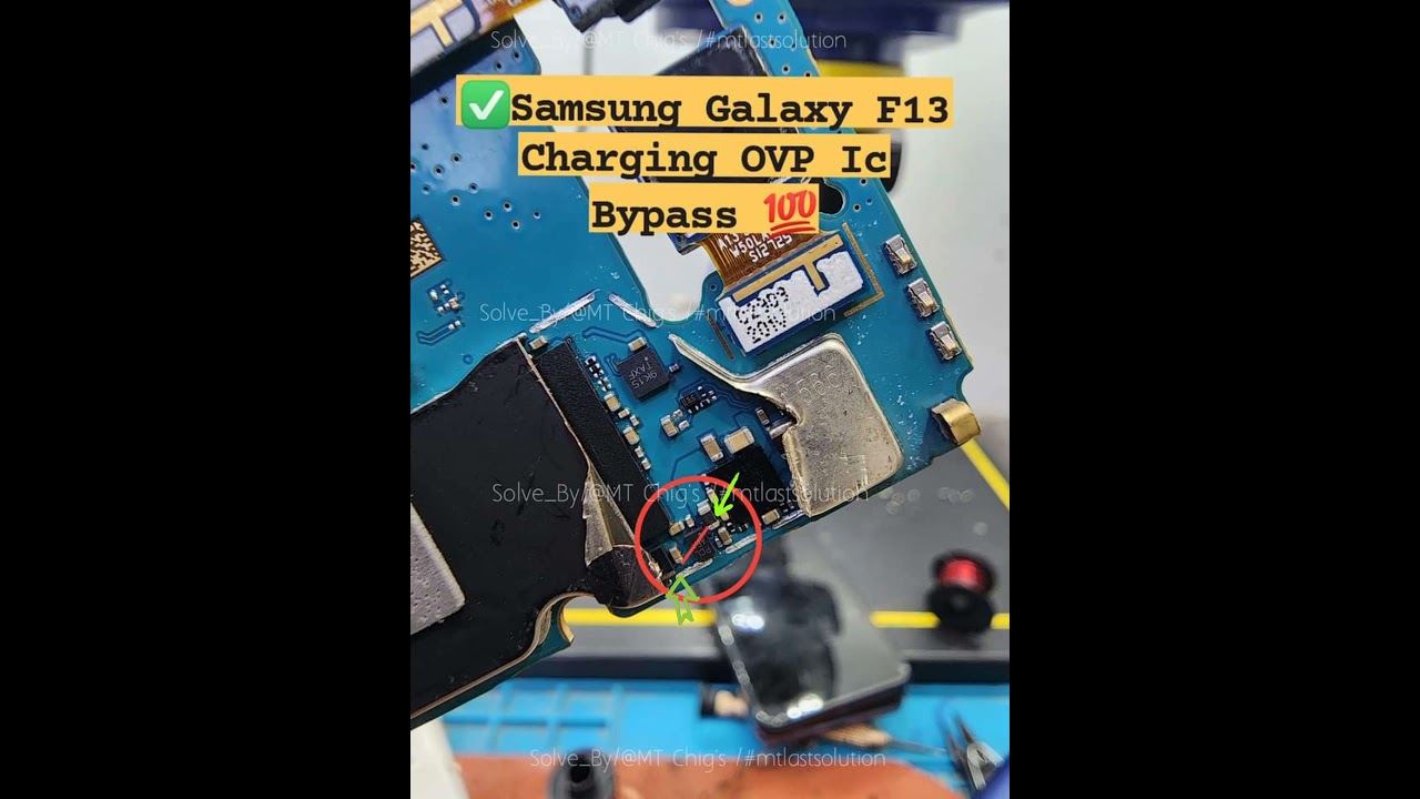 samsung galaxy f13 charging ovp ic bypass 