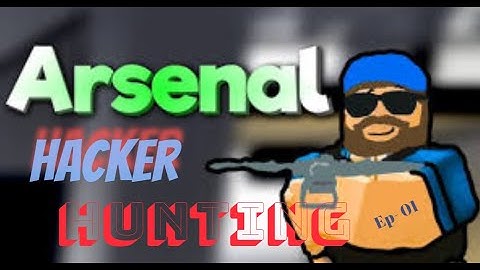 2 hackers in 1 server Roblox (arsenal)